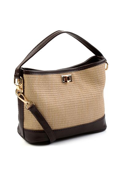 Bambi Beige Brown Women's Handbag C06569000128