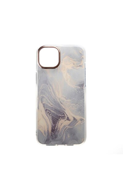 OEM Capac Protectie Spate Colectia Fashion Compatibil Cu iPhone 14 Plus - Marble
