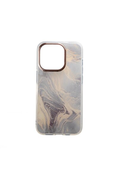 OEM Capac Protectie Spate Colectia Fashion Compatibil Cu iPhone 14 Pro - Marble