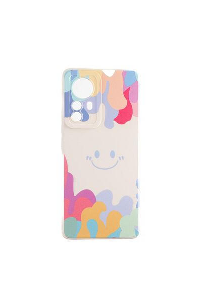 OEM Soft Waves Collection Back Cover Compatible with Xiaomi 12 Pro 5g - Smile