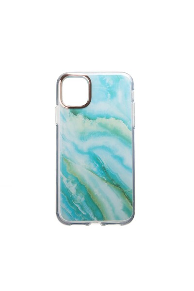 OEM Capac Protectie Spate Colectia Fashion Compatibil Cu iPhone 11 - Blue Waves