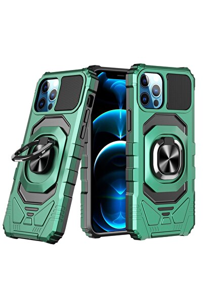 OEM Capac Protectie Spate Colectia Shock Compatibil Cu iPhone 12 Pro Max - Verde
