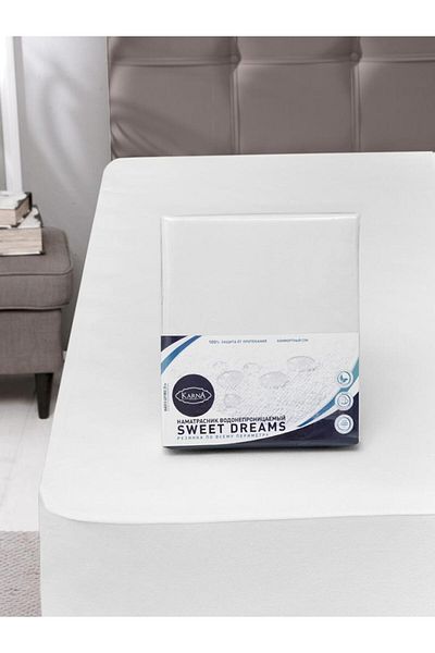 Karna Home Υγρό Αδιάβροχο Βαμβακερό Στρώμα Premium Quality 90x200 +30 cm – Sweet Dreams