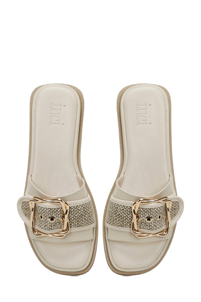 İnci MARLA 5FX Bej Kadın Terlik