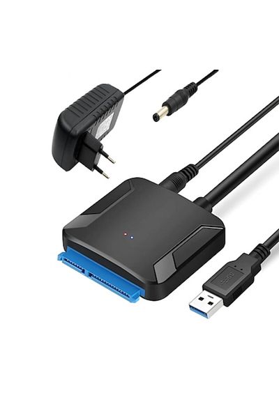 OEM USB 3.0 to SATA Adapter, for HDD/SSD 2.5/3.5 inch, plug and play, with power supply