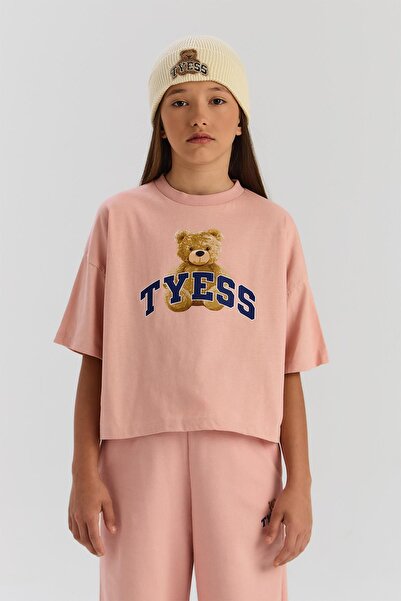 Tyess Μπλουζάκι BG Store για κορίτσια σε πούδρα