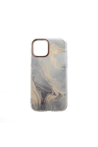 OEM Capac Protectie Spate Colectia Fashion Compatibil Cu iPhone 12 Pro - Marble