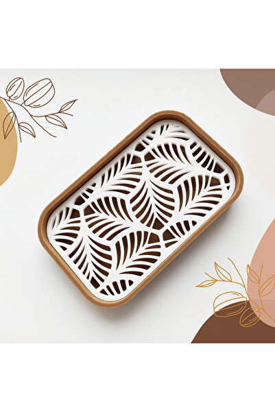 Decorstation Dekoratif Oval Mutfak Banyo Süzgeçli Katı Sabunluk Kalıp Sabun S...