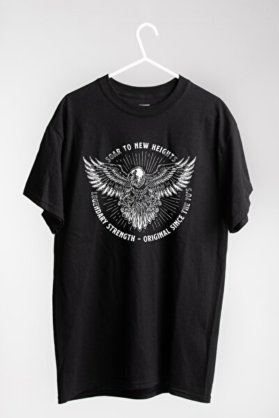 THE SHARK Ανδρικό μπλουζάκι Motorculara Exclusive Eagle με κανονική εφαρμογή ...