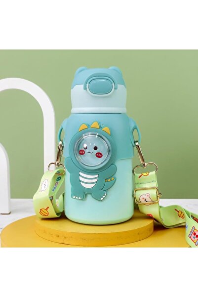 Twisoo زجاجة مياه للأطفال من الفولاذ المقاوم للصدأ - مقاومة للتسرب، معزولة با...