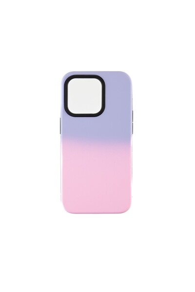 OEM Capac Protectie Spate Colectia Gradient Compatibil Cu iPhone 14 Pro Max - Roz Deschis
