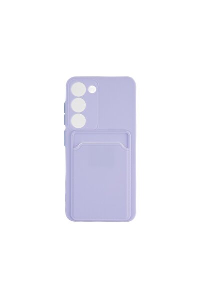 OEM Carcasa Protectie Spate Colectia Soft Card Slot Compatibil Cu Samsung Galaxy S23 - Mov Deschis