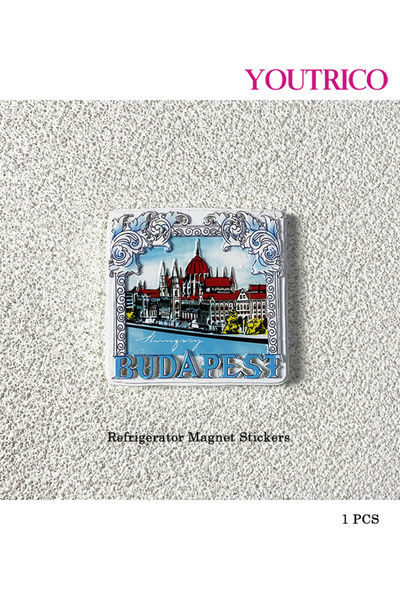 Youtrico قطعة واحدة من ملصقات مغناطيس الثلاجة ثلاثية الأبعاد المصنوعة من الرا...