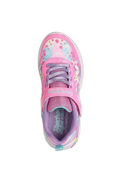 SKECHERS Tenisky S Lights-unicorn Dreams-hear, růžové, dětské