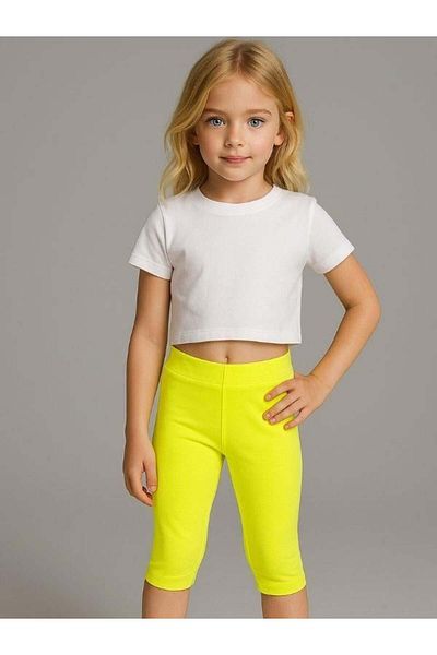 Zekids Girls' Knee Length Leggings