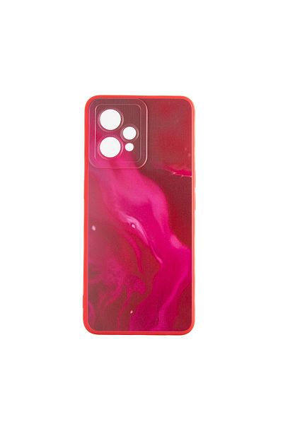OEM Capac Protectie Spate Colectia Soft Waves Compatibil Cu Realme 9 5g - Rosu