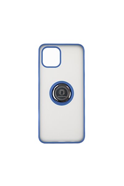 OEM Capac Protectie Spate Colectia Soft Shape With Ring Compatibil Cu Samsung Galaxy A03 4G - Albastru