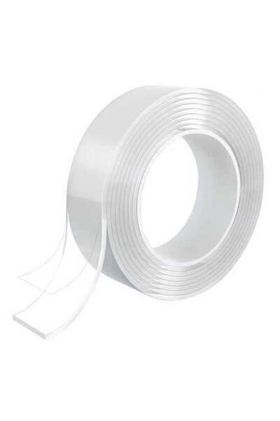 PROCART Double-sided nano tape, transparent, reusable, roll 30 mm x 3 m, thickness 1 mm
