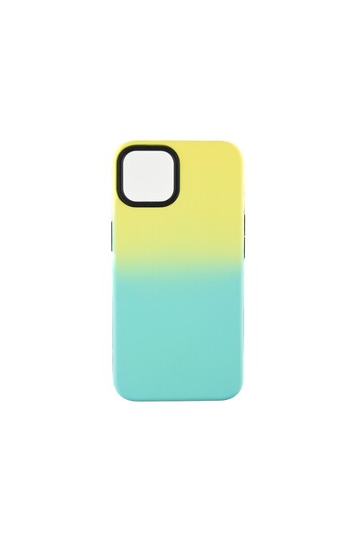 OEM Capac Protectie Spate Colectia Gradient Compatibil Cu iPhone 14 - Galben