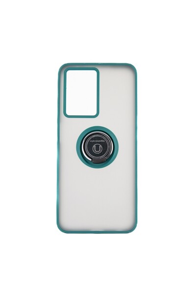 OEM Capac Protectie Spate Colectia Soft Shape With Ring Compatibil Cu Oppo A77 5G - Verde