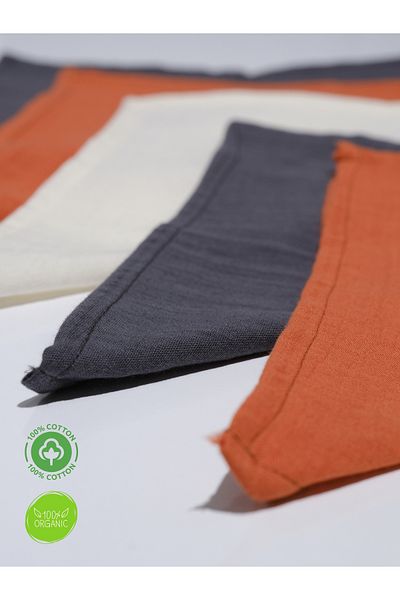 DeviCoo 100% Cotton Organic Muslin Baby Mouth Wipe