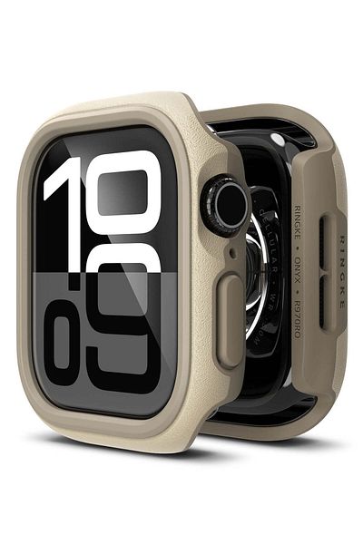 Ringke Apple Watch 10 46 mm Case Cover | Onyx | Gray Sand