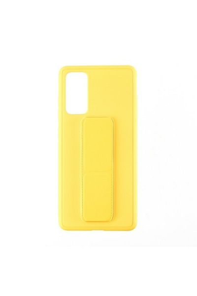 OEM Capac Protectie Spate Colectia Stand Compatibil Cu Samsung Galaxy S20 Fe - Galben