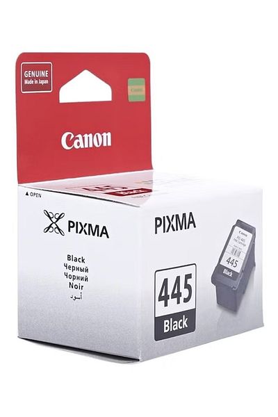 Canon خرطوشة الحبر الأسود الأصلية PIXMA 445