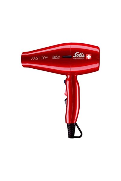 SOLİS Hair dryer, Solis, Fast Dry, 2200 W, red