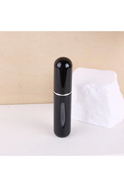 choice2 زجاجة عطر نسائية سوداء لامعة سعة 5 مل، زجاجة عطر محمولة سعة 5 مل، عبو...