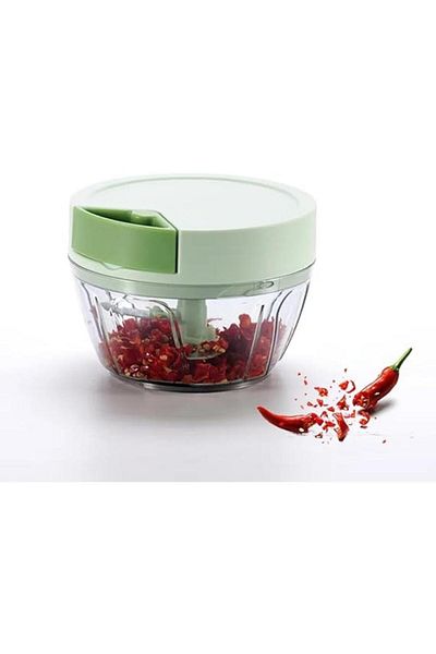 Tradeo Manual Vegetable Cutter & Garlic Masher, Multifunctional Food Chopper for Meat, Veggies & More