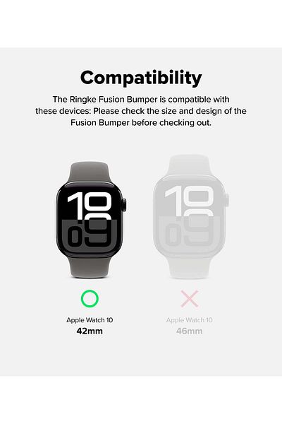 Ringke Apple Watch 10 42 mm Case Cover | Fusion Bumper | Neon Green