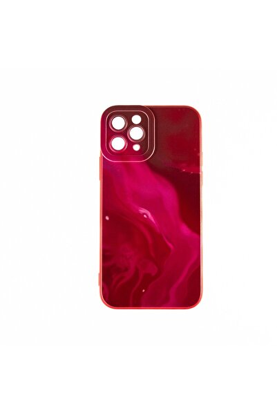 OEM Capac Protectie Spate Colectia Soft Waves Compatibil Cu iPhone 11 Pro - Rosu