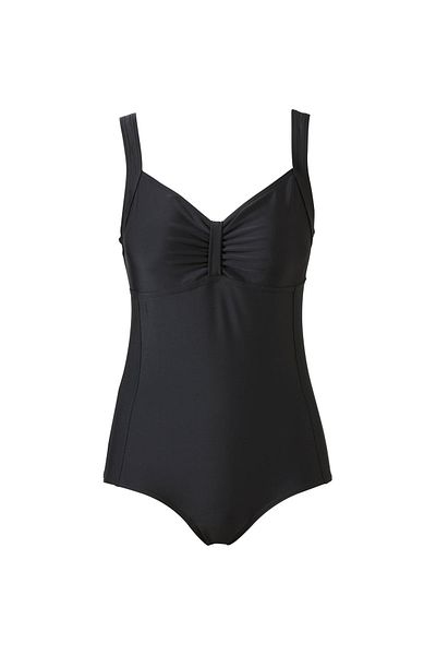 Bonesta Women's Black V-Neck Swimsuit Swimsuit 040.7514-001