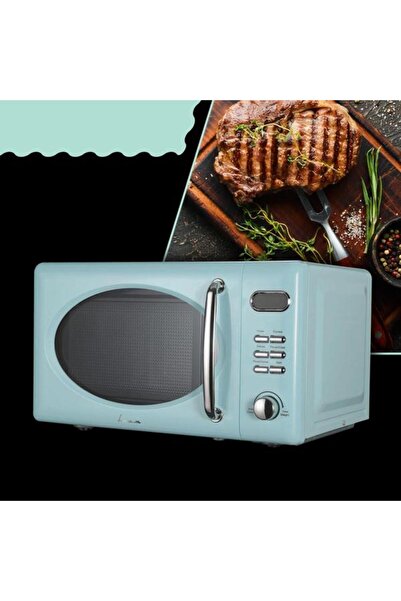 FRAM Cuptor cu microunde FMW-20DGBL, 20 L, 700 W, Digital, Grătar 800 W, 5 niveluri de putere, Funcție de dezghețare