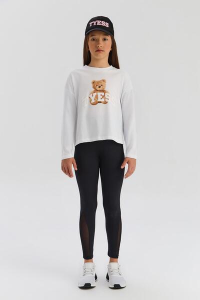 Tyess Bg Store Girl's White Tshirt
