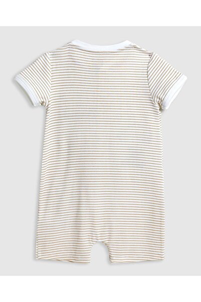 R&B Embroidered Rompers and Cap Set