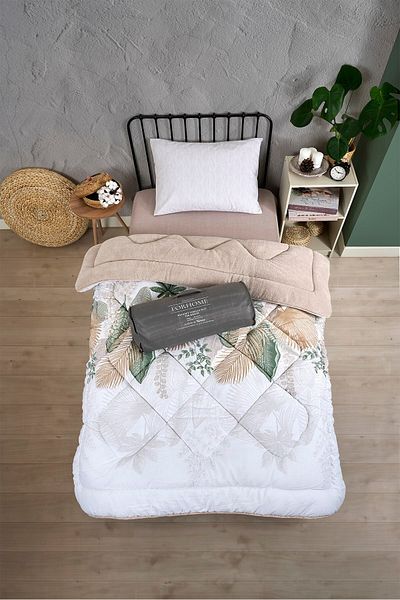 Sudemhome Single Welsoft Sleeping Set Double Sided Wellsoft Fluffy Fleece Quilt and 100X200 Elastic Sheet