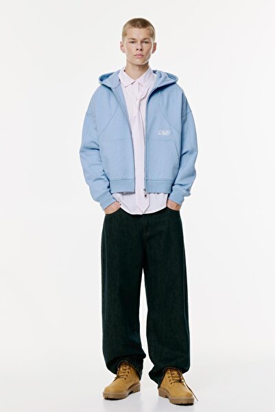 Pull & Bear STWD Fermuarlı Kapüşonlu Sweatshirt