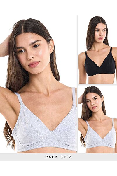 R&B 2 Pack Non-Padded Bras