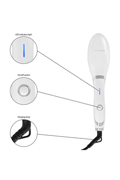 Generic Brand Perie electrică de păr, Proficare, PC-GB3021, 37 W, albă
