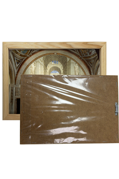 AND Ahşap Çerçeveli Rönesans Dönemi Temalı Tablo Üçlü MDF Poster Tablo Duvar Dekoru (21x30 cm)