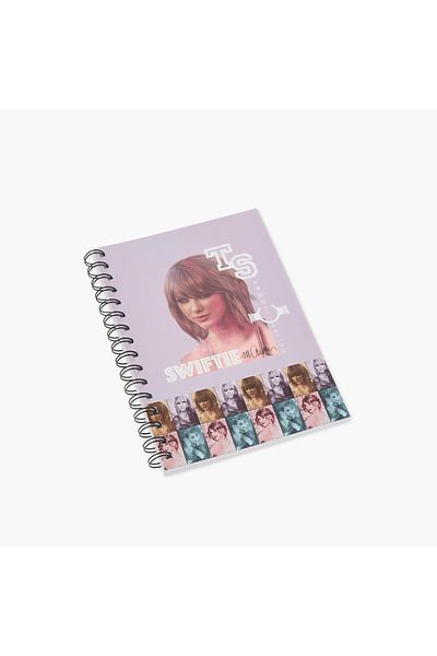 Lifestyle Taylor Swift Print A6 Spiral Notebook