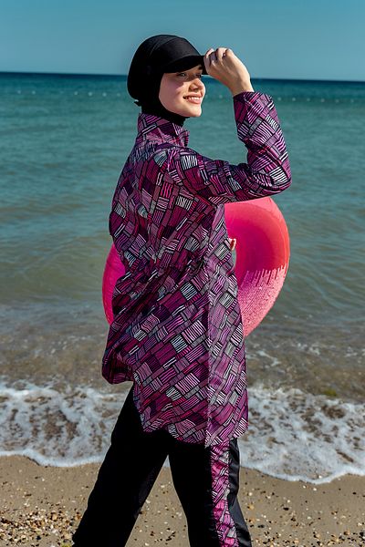 Remsa Mayo Parachute Fully Covered Hijab Swimsuit Nisa R5502