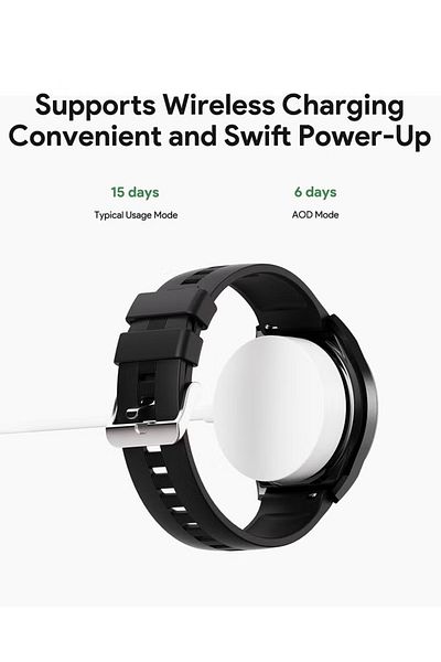 AUKEY Smartwatch with Calling & Fitness Tracking – 1.45″ TFT LCD, IP67 (Grey, SW‑2P)