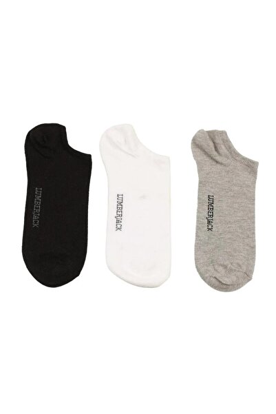 lumberjack Ανδρικές βαμβακερές κάλτσες μποτάκια 3 τεμαχίων Danıel 40/44