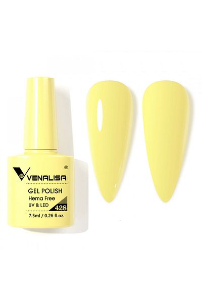 Venalisa Semi-Permanent Nail Polish, HEMA-Free, 7.3 ml, 428