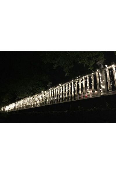 SDX Market Instalație de Crăciun, 5 m, FLASH Alb Rece, 104 LED-uri, SDX P9106W, perdea luminoasă cu franjuri pentru exterior