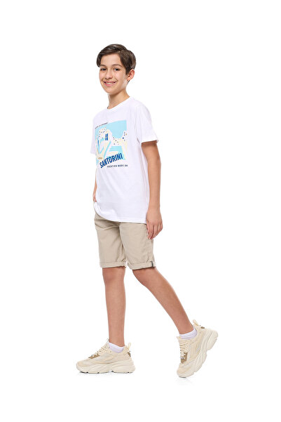 R&B Solid Shorts with Drawstring Waist