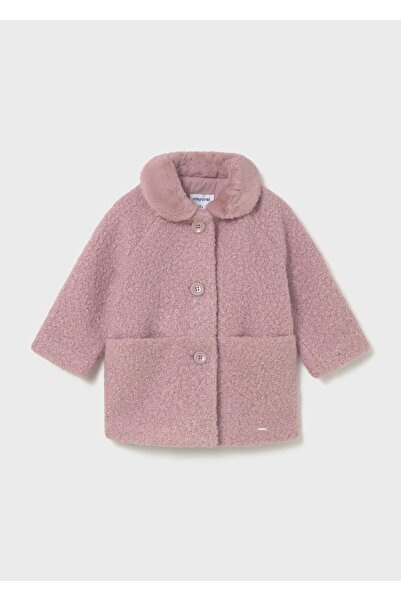 MAYORAL Baby Girl Furry Cashmere Coat